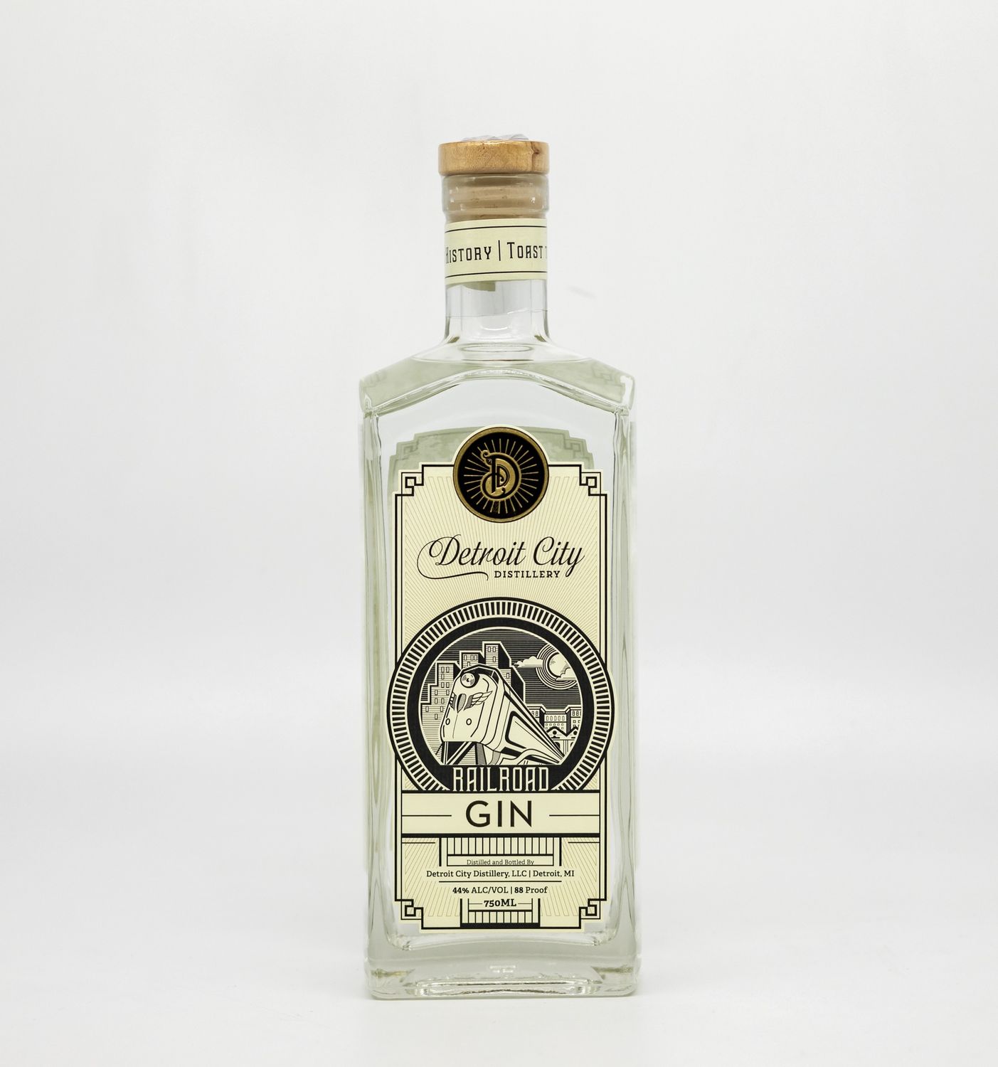 Detroit City Railroad Gin 750ml