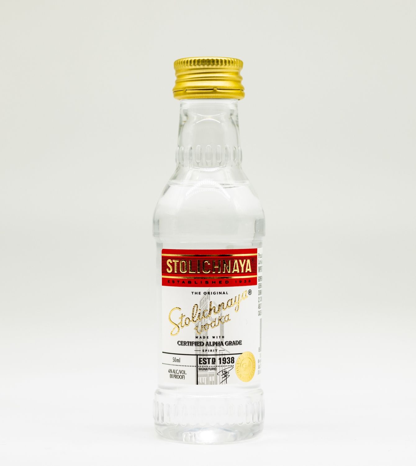 Stolichnaya 80 Vodka 50ml