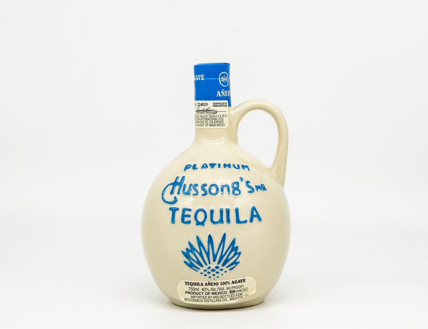 Hussong&#39;s Platinum Añejo 750ml