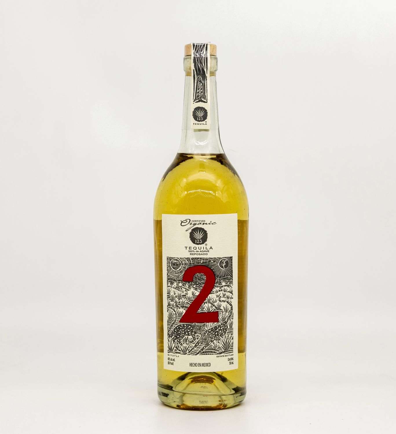 123 Organic Dos Reposado Tequila 750ml