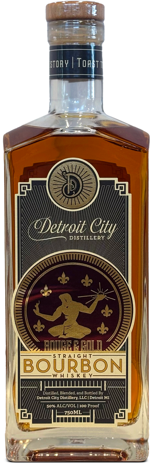 Detroit City Rouge &amp; Gold Straight Bourbon 750ml
