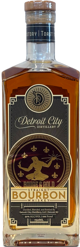 Detroit City Rouge &amp; Gold Straight Bourbon 750ml