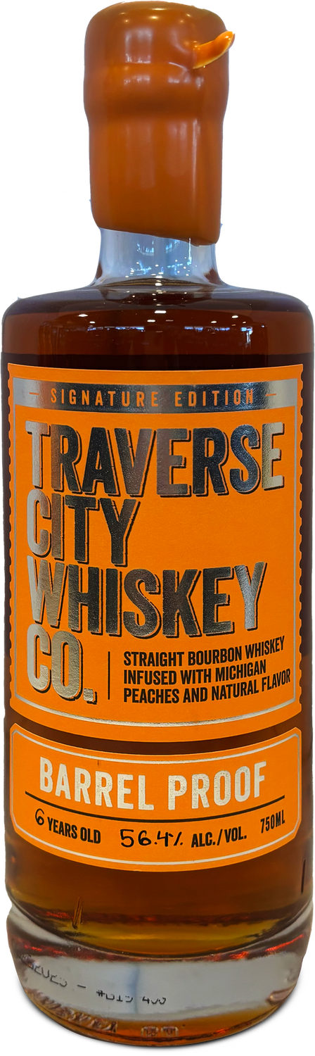 Traverse City Barrel Proof Peach – 6 Year 750ml
