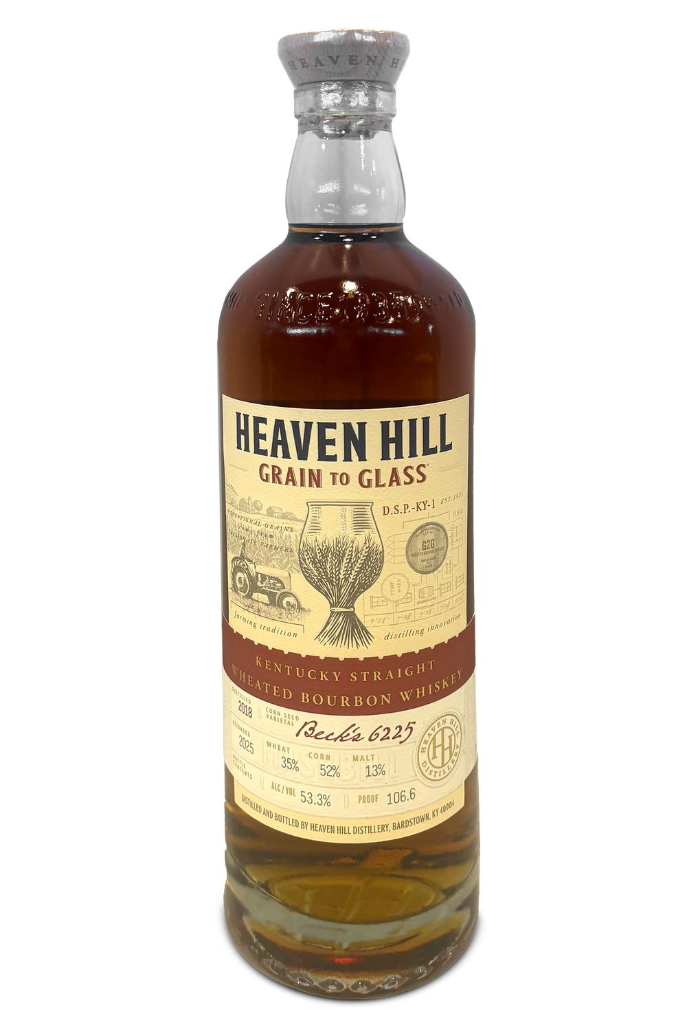 Heaven Hill Grain to Glass Kentucky Straight Wheated Bourbon (Beck’s 6225) 700ml