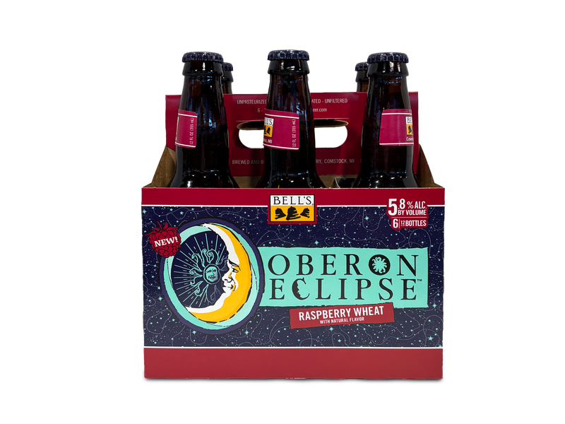 Bell’s Oberon Eclipse Raspberry Wheat Ale  6pk 12oz bottles