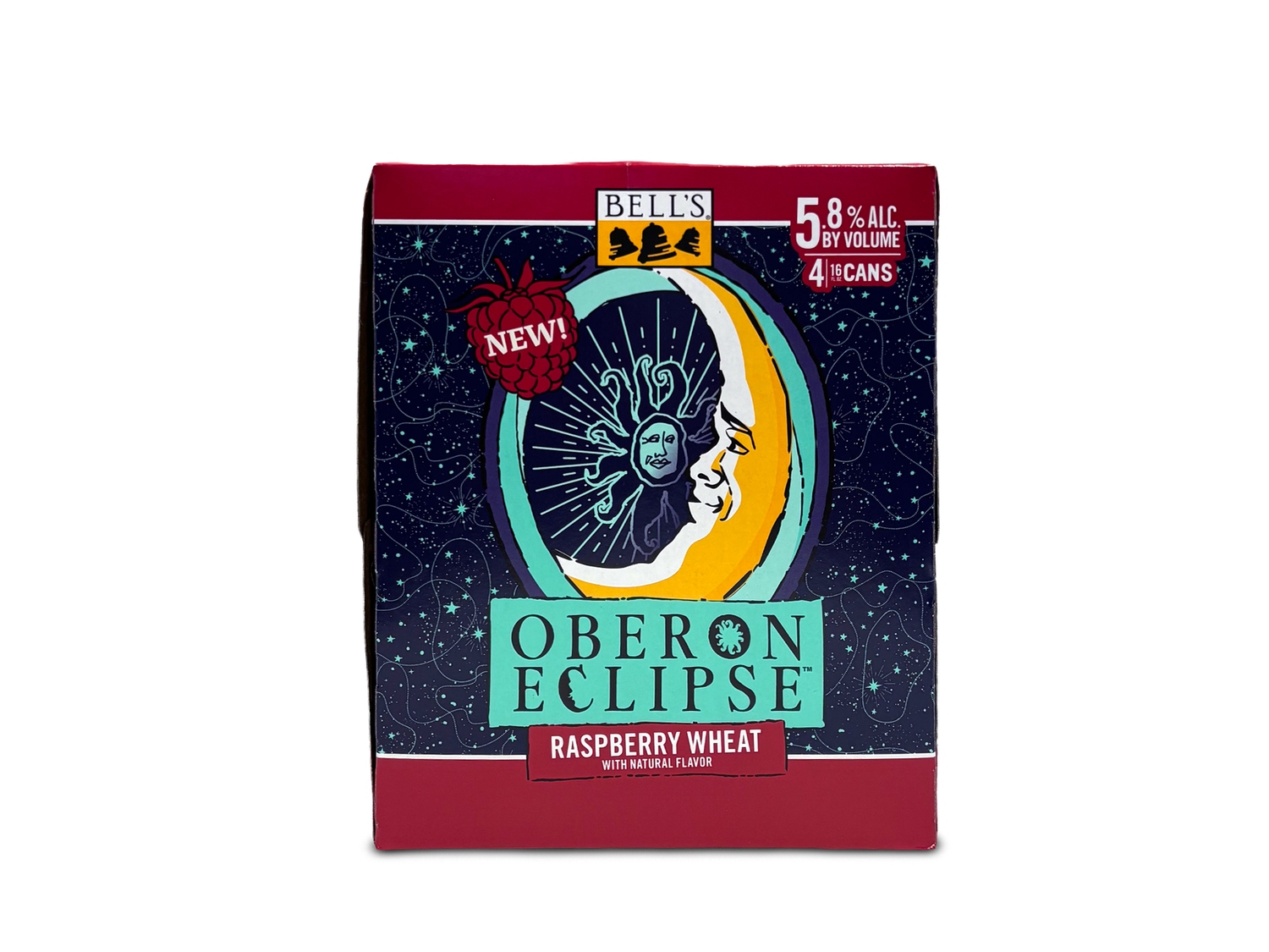 Bell’s Oberon Eclipse Raspberry Wheat Ale 4pk 16oz
