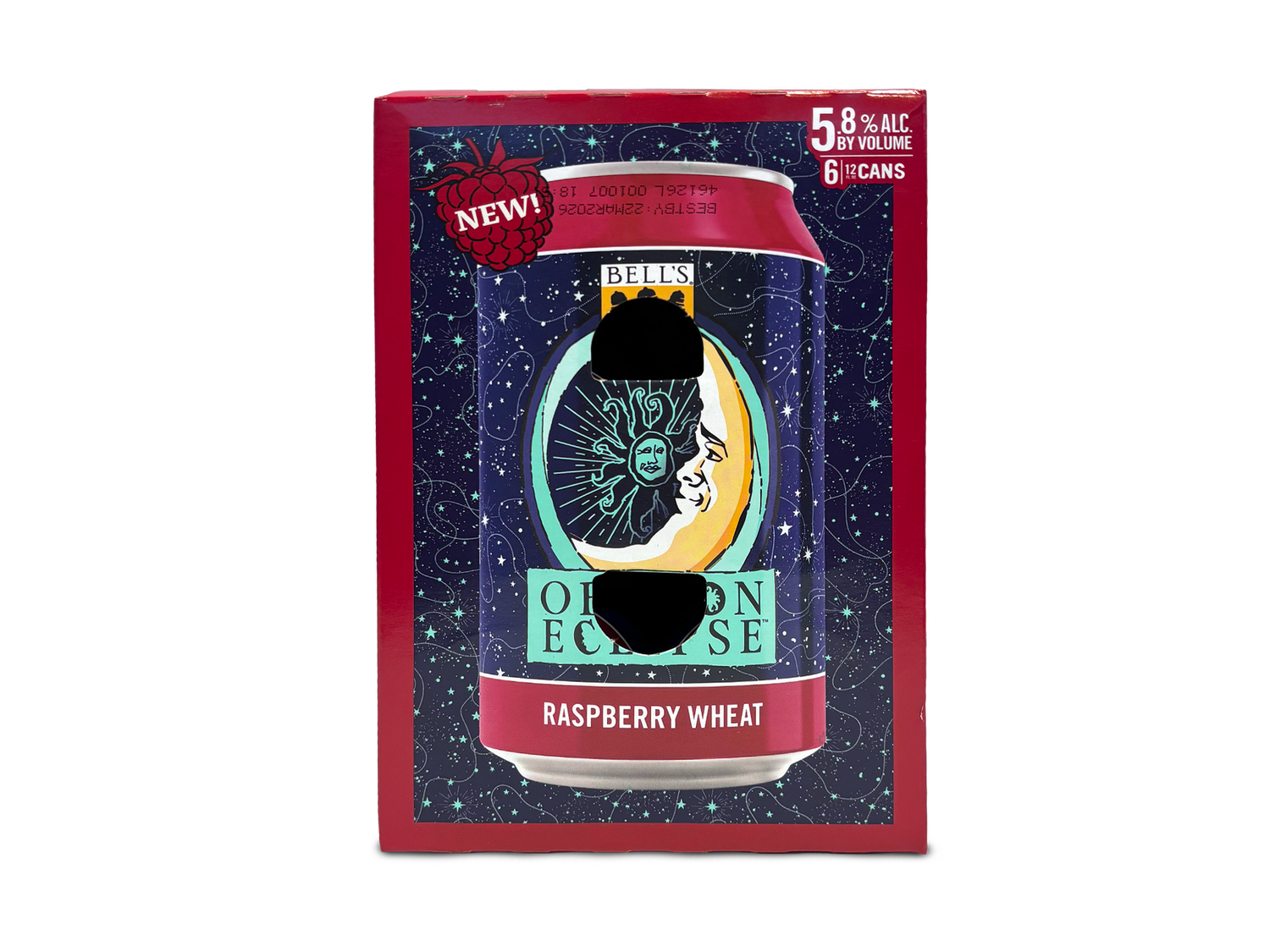 Bell’s Oberon Eclipse Raspberry Wheat Ale  6pk 12oz cans