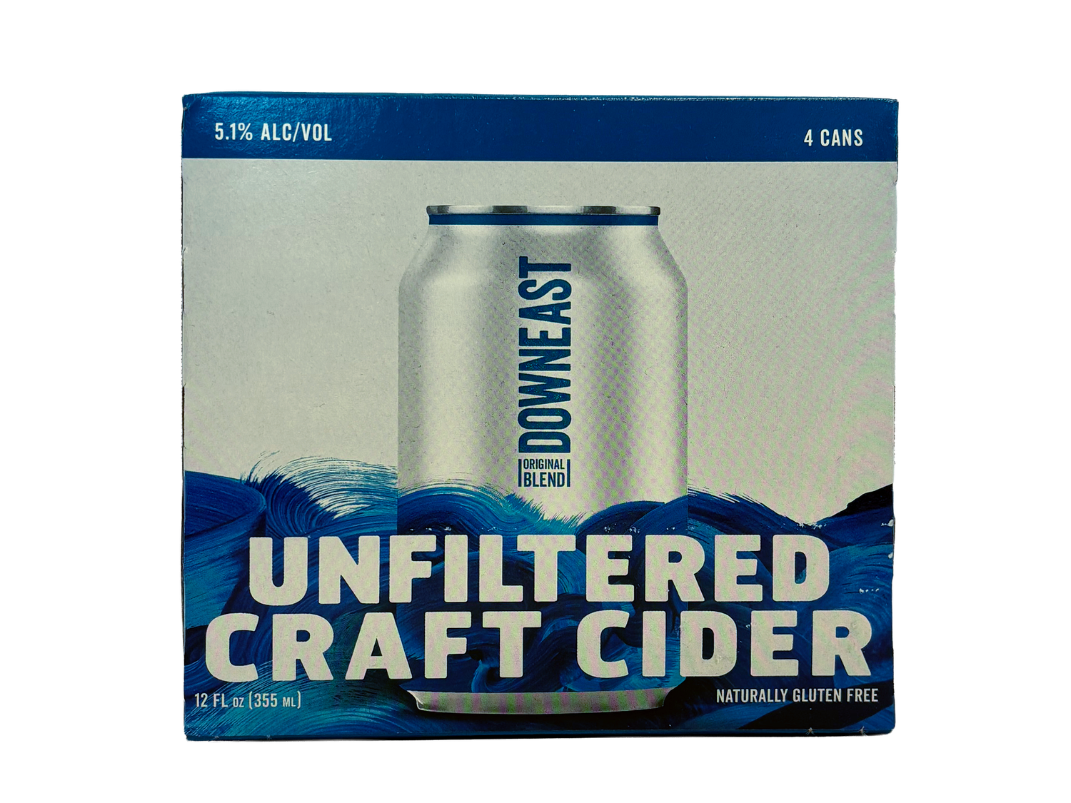 Downeast Unfiltered Craft Cider 4pk 12oz cans