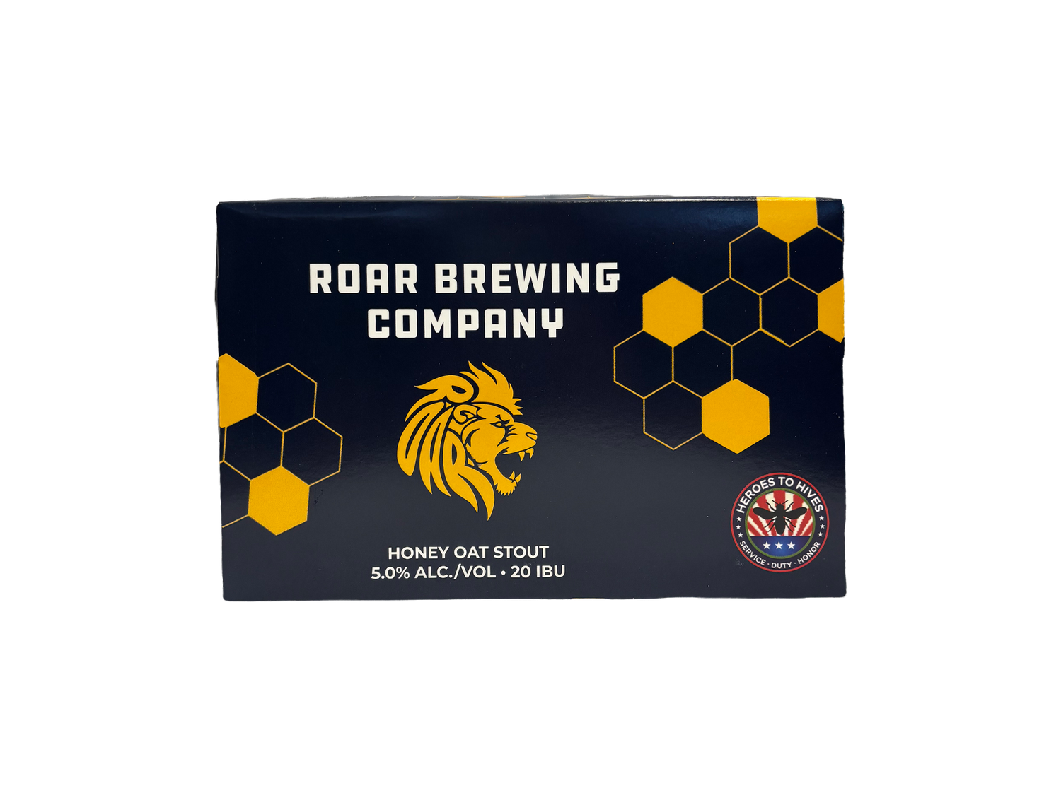 Roar Brewing Honey Oat Stout 6pk 12oz cans