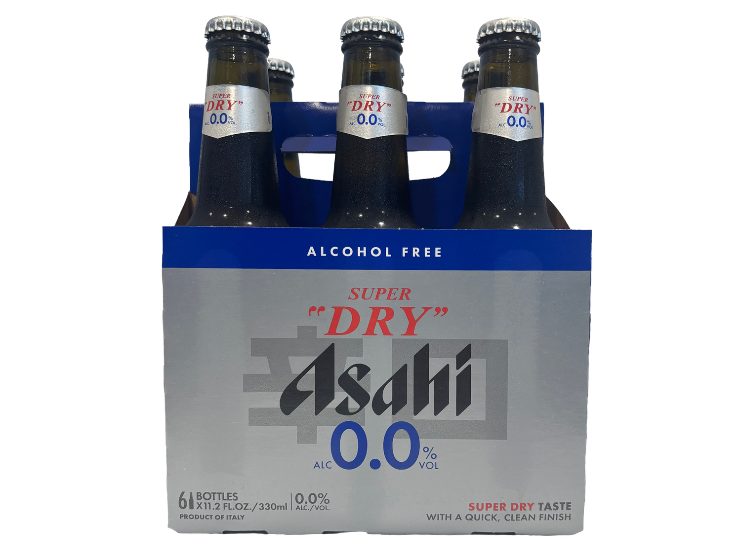 Asahi Super Dry 0.0% 6pk 11.2oz bottles