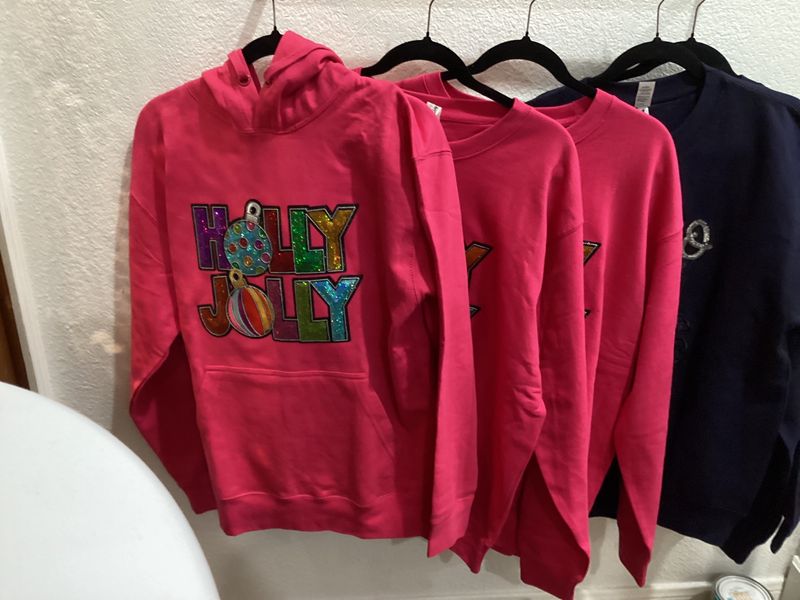 Holly jolly sweatshirts