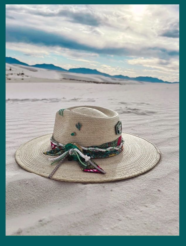 Luxury straw fedora hat  bar package