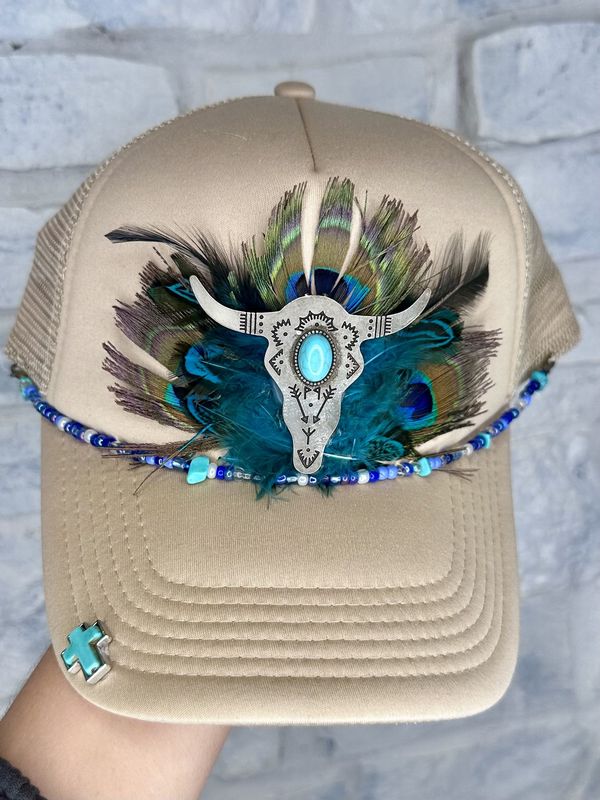 Feather Western Hat
