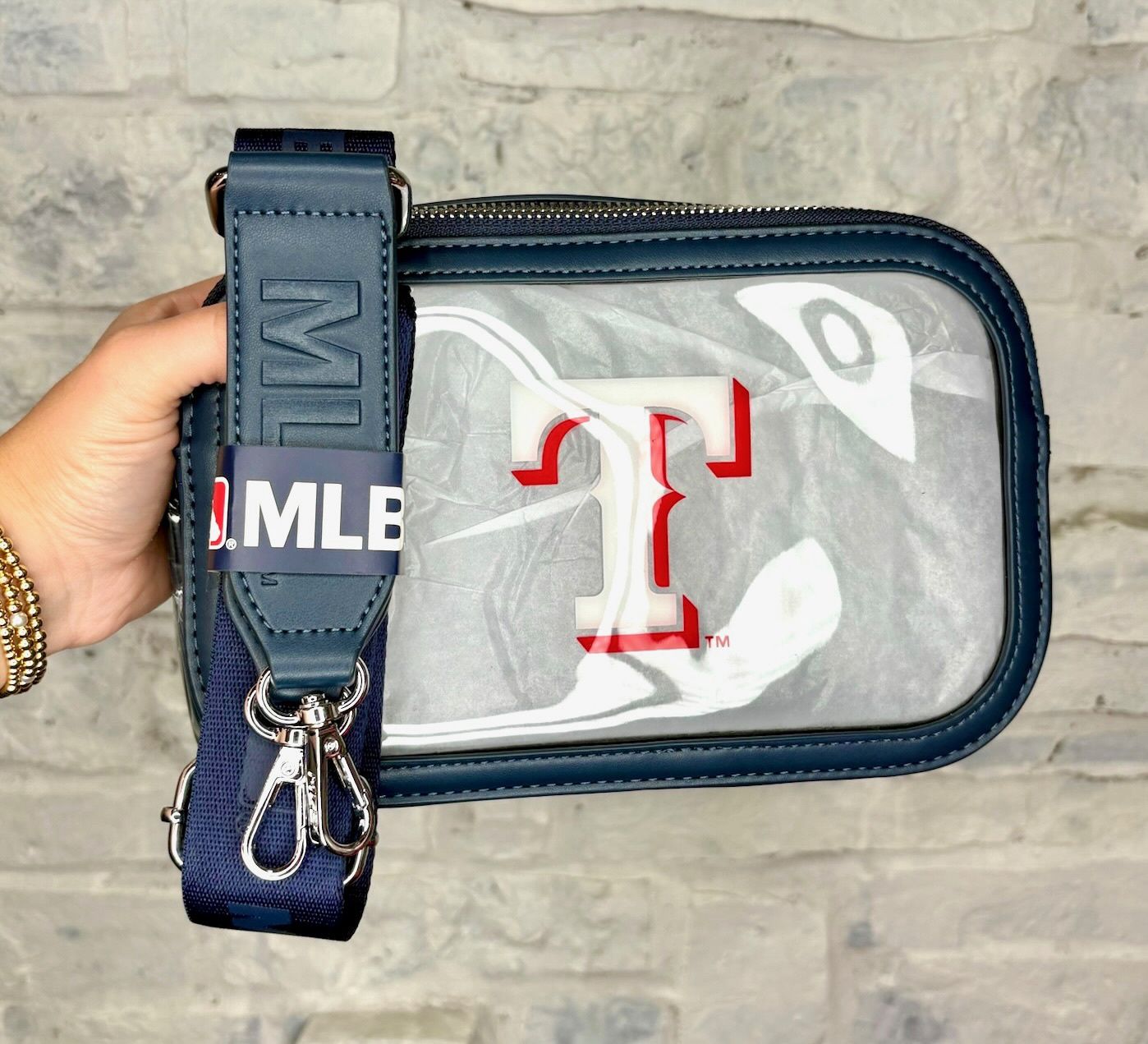 Rangers Gameday purse, Type: Clear