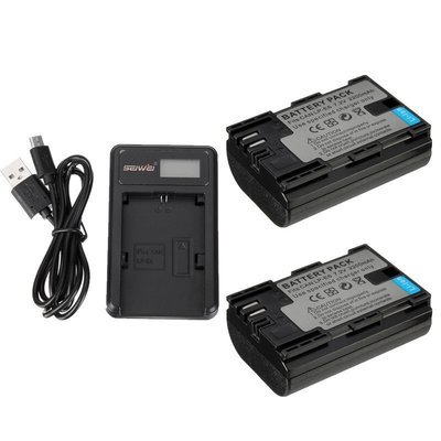 2 - Canon Batteries w/Charger