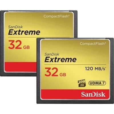 4 - 32 GB Compact Flash Memory Cards