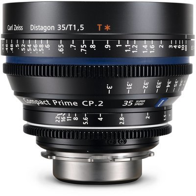 Zeiss Compact Prime CP.2 Canon EF Mount 35mm T1.5 (Feet) Super Speed