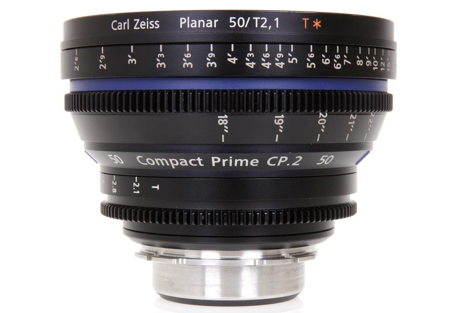 Zeiss Compact Prime CP.2 Canon EF Mount 50mm T1.5 (Feet) Super Speed