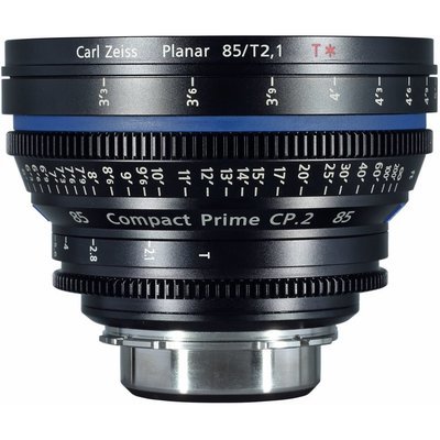 Zeiss Compact Prime CP.2 Canon EF Mount 85mm T1.5 (Feet) Super Speed