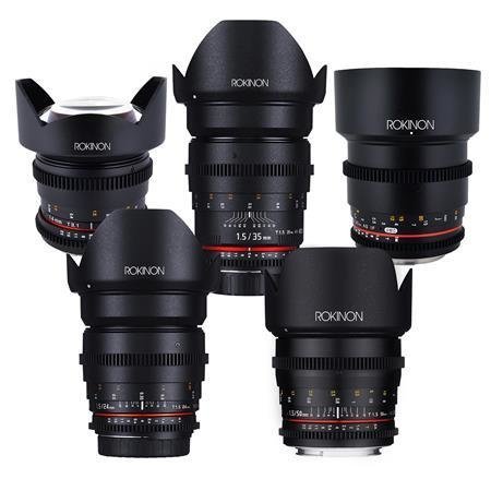 Rokinon Lens Package - 5 Lenses