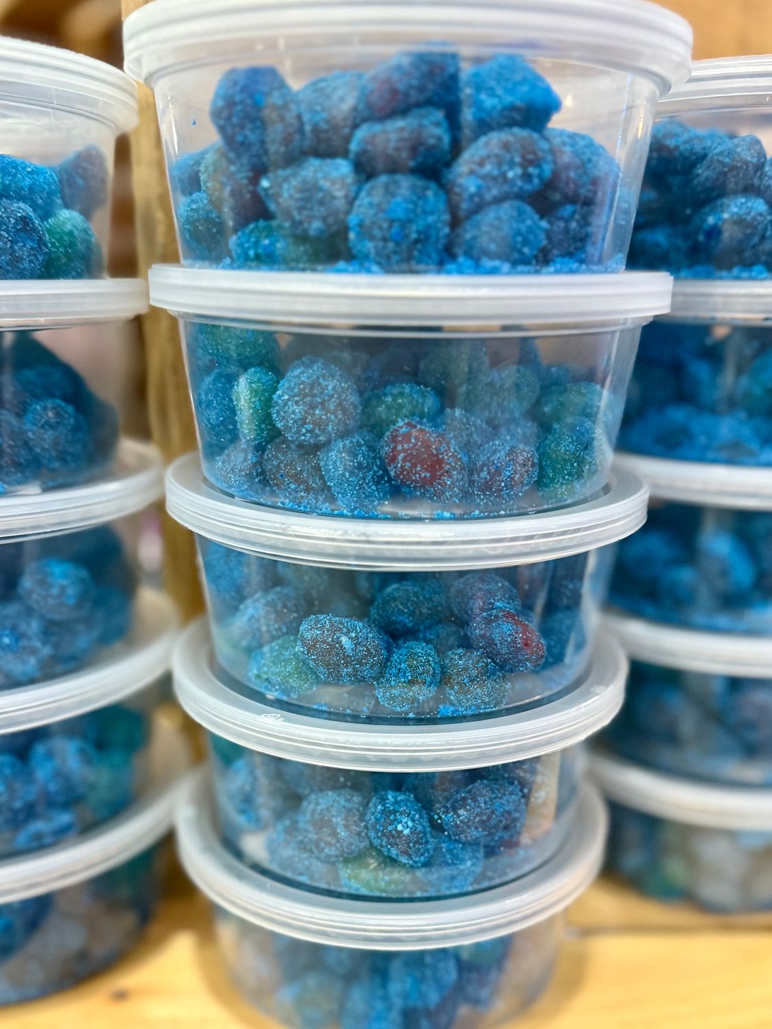 Sour Blue-Raspberry Gushers