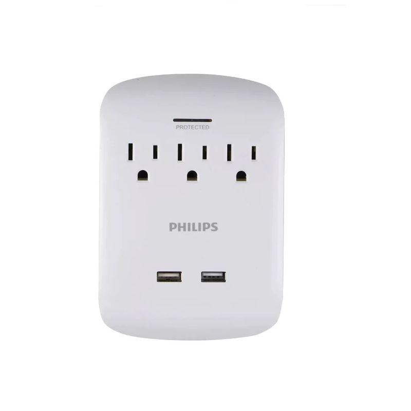Prises Murales avec protection de 900 joules et 2 ports usb
