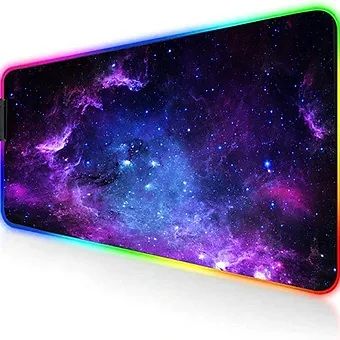 Ailrinni Grand tapis de souris de jeu RVB avec LED lumineuses