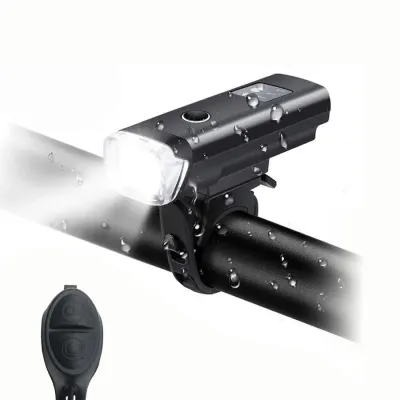 Phare de vélo rechargeable avec klaxon intégré