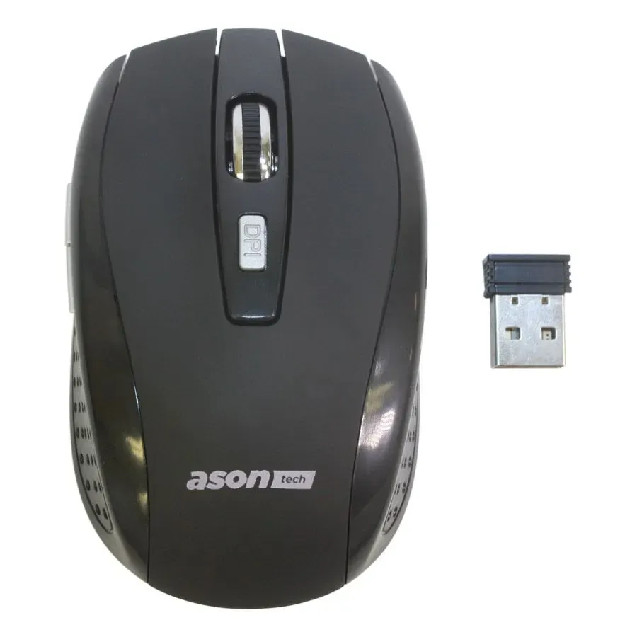 Souris optique à 6 boutons sans fil - 800/1200/1600 DPI