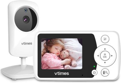 VTimes Moniteur pour bébé avec caméra et audio