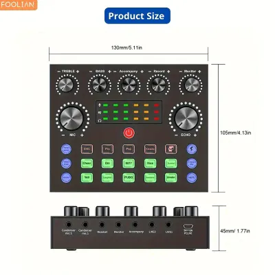 Mélangeur Audio Professionnel V8S, Mélangeur