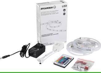 Bandes d’éclairage à DEL à couleurs changeantes RVB, 32 pi