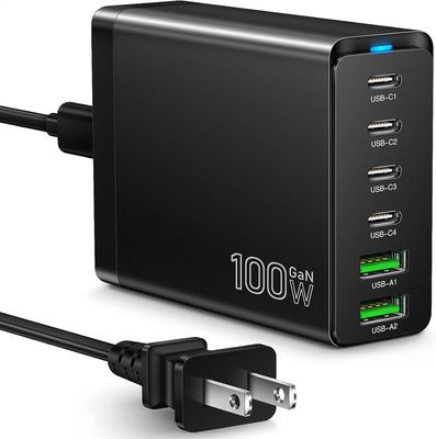 Station de charge au total 100 W 6 ports USB C