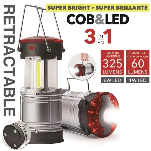 RCA - Lanterne à DEL super brillante 3-en-1