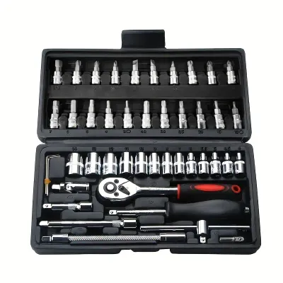 Kit d’outils de réparation de voiture de 46 pièces
