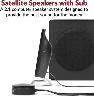Cyber Acoustics CA-3090 Enceintes Noir