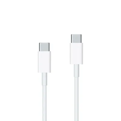 Câble de charge USB-C vers USB-C - 1 m - Blanc