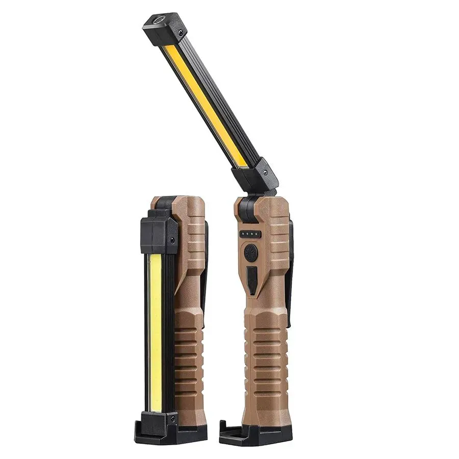 Lampe de travail DEL rechargeable avec base magnétique - 200 lumens - 6 modes