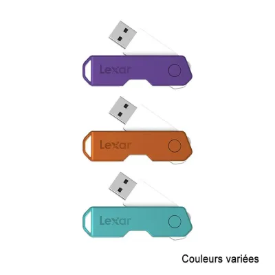 Clé USB 2.0 LEXAR TwistTurn2 - 32 Go - Couleurs variées