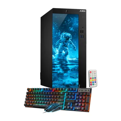 Ordinateur de bureau AXOII SPACEMAN RGB Gaming PC, processeur Intel Core i5
