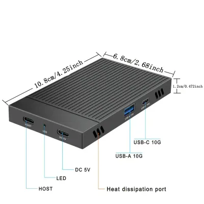 Une station de dockage pour disque dur à double emplacement compatible