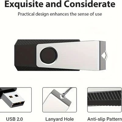 Clé USB 64 Go Pour Photos, Musique, Vidéos, Stockage Et Transfert de Fichiers