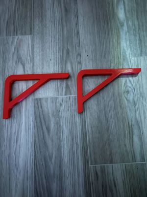 support d'étagère Rouge Impression 3D