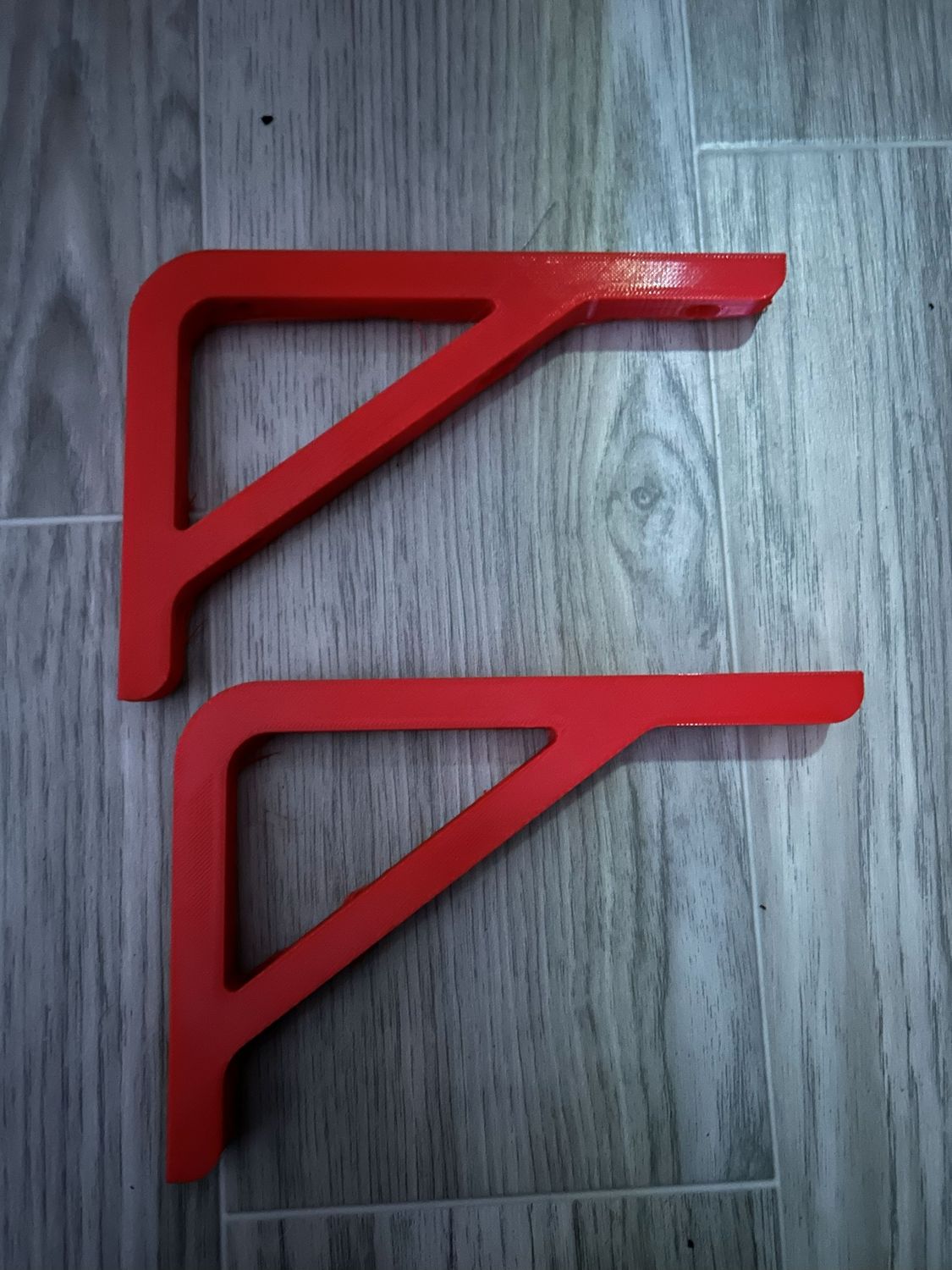 support d'étagère Rouge Impression 3D