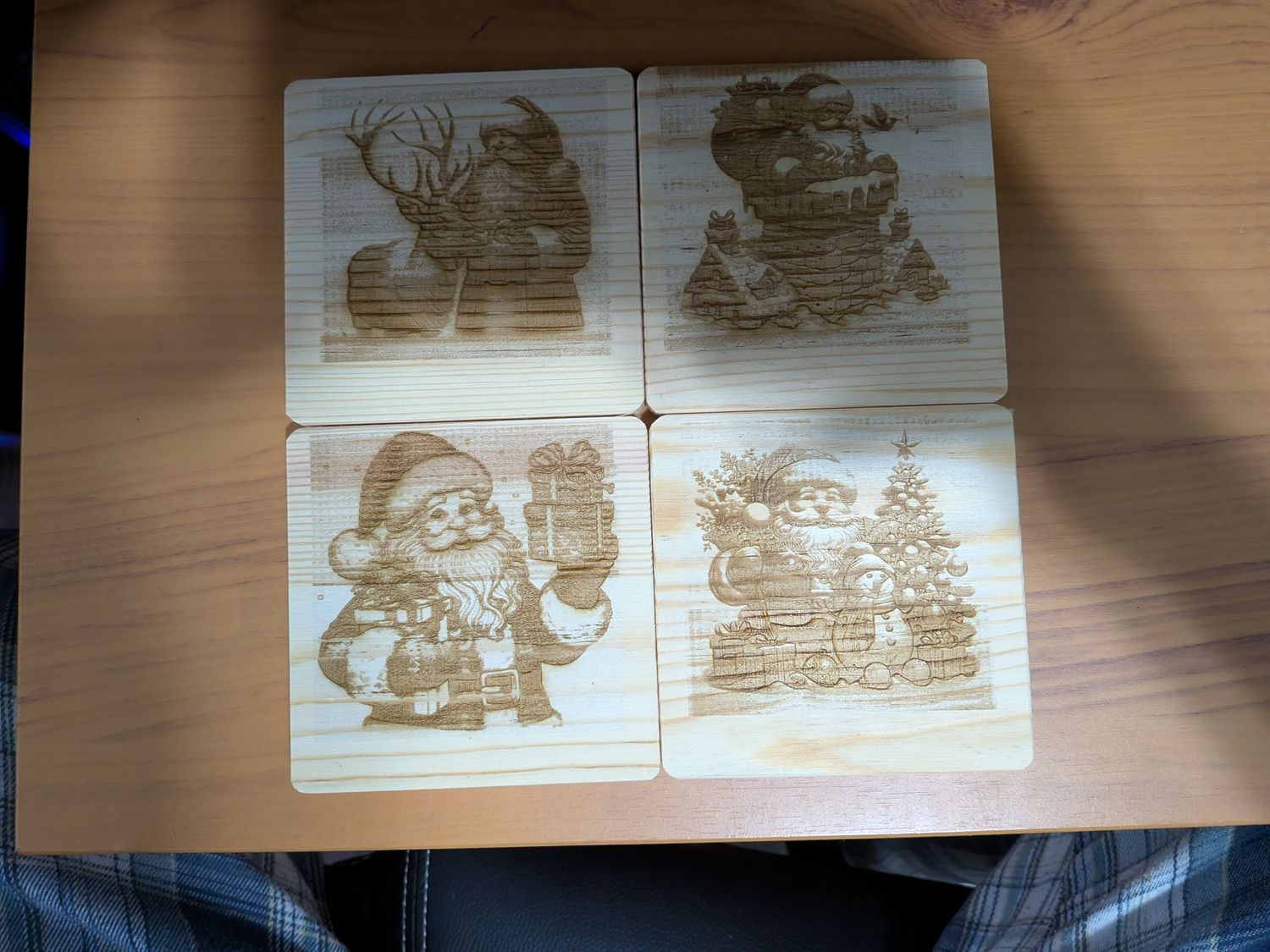 dessous de verre carré