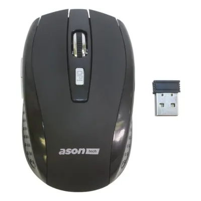 Souris optique à 6 boutons sans fil - 800/1200/1600 DPI