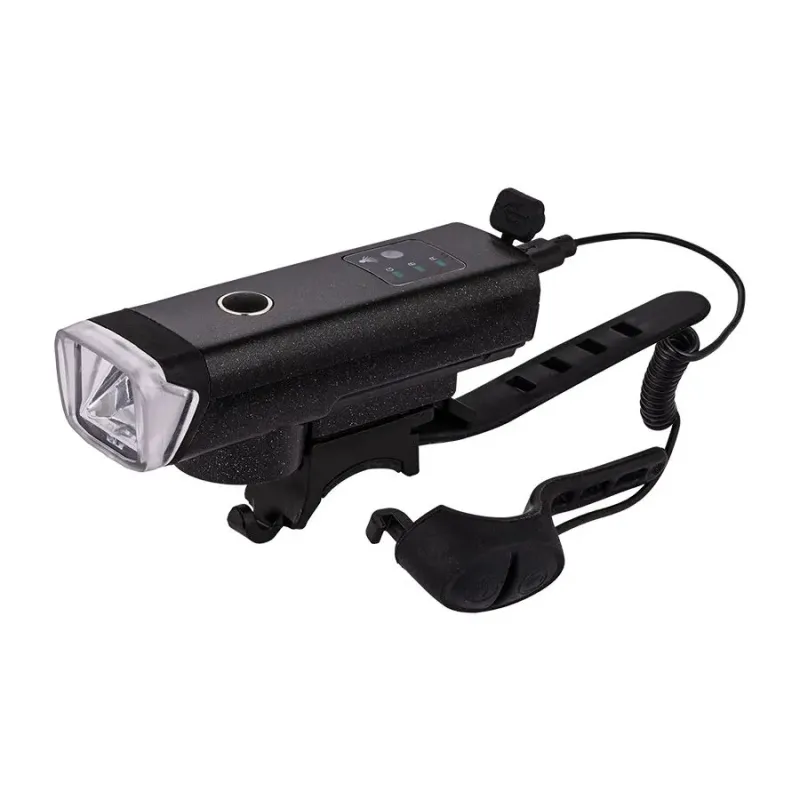 Phare de vélo rechargeable avec klaxon intégré