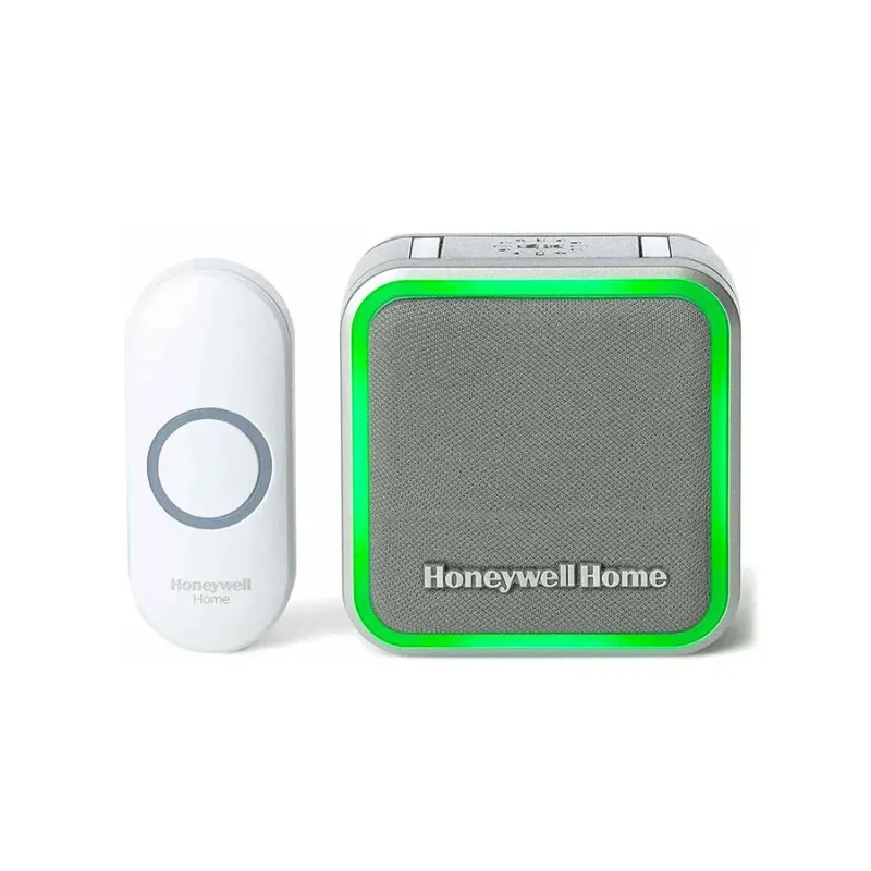 Carillon illuminé HONEYWELL avec sonnette de porte sans fil Série 5