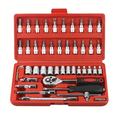 Kit d’outils de réparation de voiture de 46 pièces