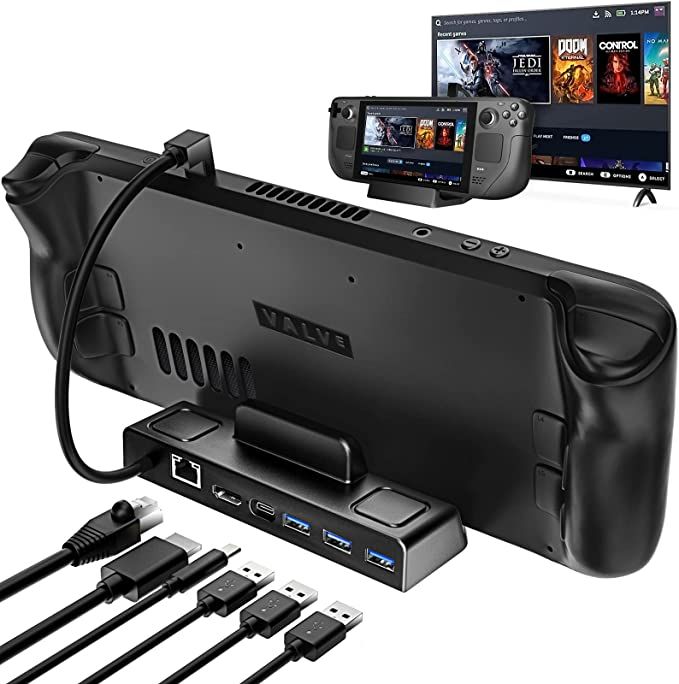 Station d'accueil compatible avec Steam Deck